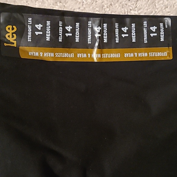 Lee Women's Relaxed Fit All Day Straight Leg Pant, black, 8 - Picture 8 of 8